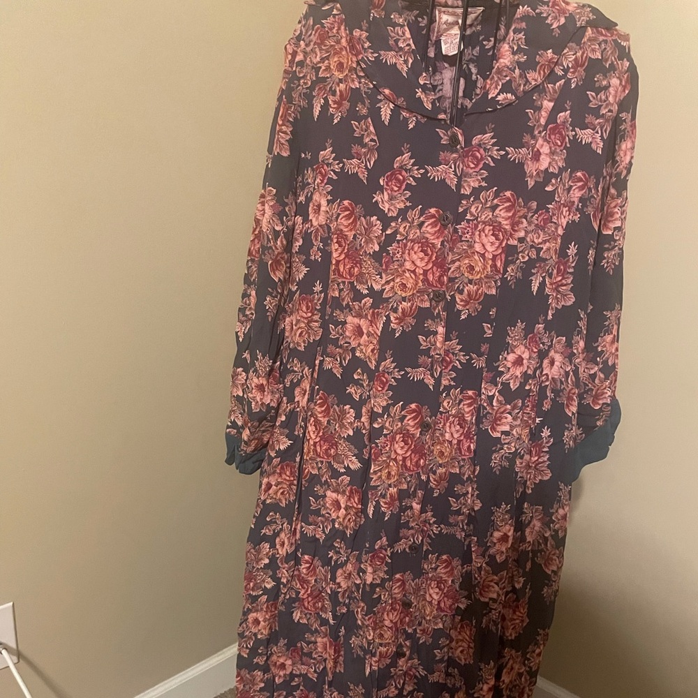 In a Carol vintage dress